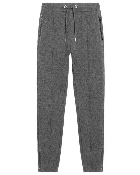 Earth Positive Earth Positive Organic Sweatpants Jogginghose Zips Bio Baumwolle, Dunkelgrau-melange, – Produktbild 1 von 2