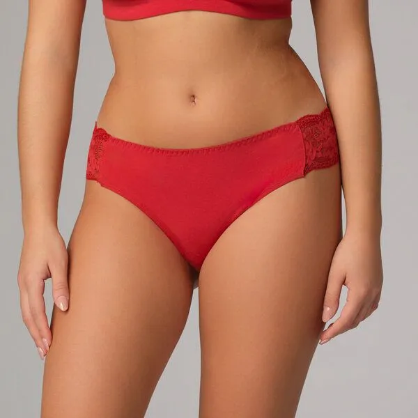 comazo|earth comazo|earth Fairtrade Mini-Slip, Cranberry, – Produktbild 1 von 4