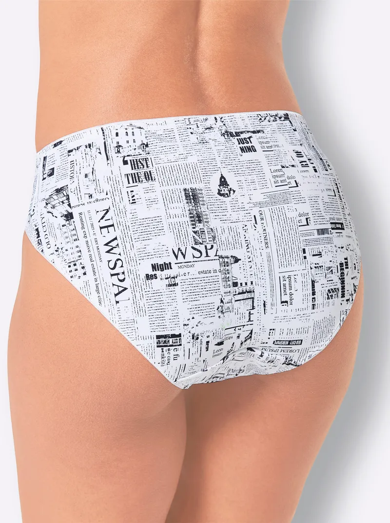 wäschepur Jazzpants weiß-schwarz, Weiß-schwarz, – Produktbild 3 von 3