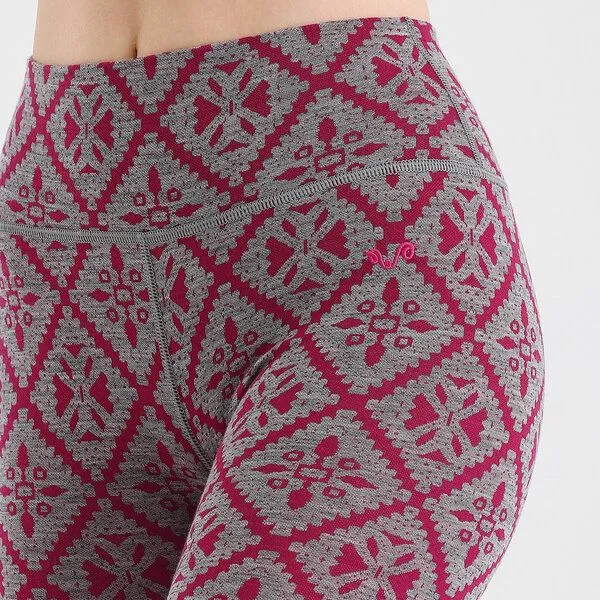 Woolona Woolona Leggings - VENUS - 100% Merinowolle, Pink, – Produktbild 3 von 3