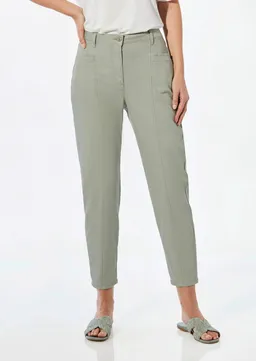 Karottenhose SARA in 7/8-Länge - graugrün - Gr. 27 von Goldner Fashion – Produktbild 1 von 1