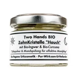 Two Hands BIO Two Hands BIO Zahnpulver „Hauch“ mit fairem Bio-Ingwer & Bio-Curcuma - Zahnpasta-Ersatz – Produktbild 1 von 1
