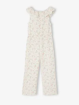 Vertbaudet Jumpsuit Mädchen mit Volant hell – Produktbild 1 von 1