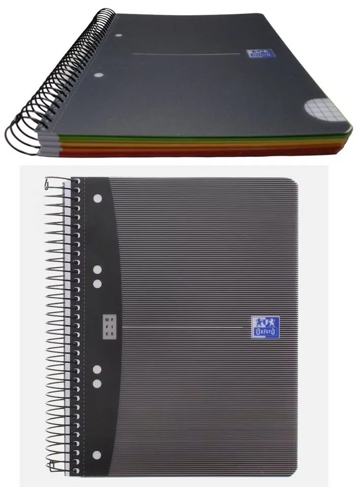 Spectrum Spectrum Collegeblock 2 Stück Collegeblock Projektbuch Registerbuch A4 80 Blatt – Produktbild 2 von 2