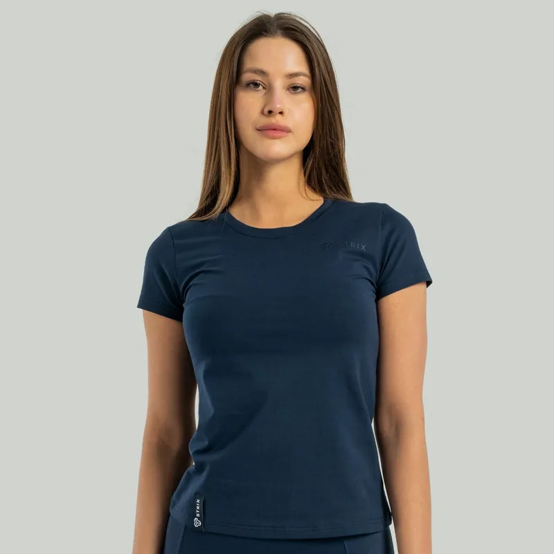 GymBeam OG1 STRIX Essential T-Shirt für Frauen in Midnight Blue M – Produktbild 1 von 1
