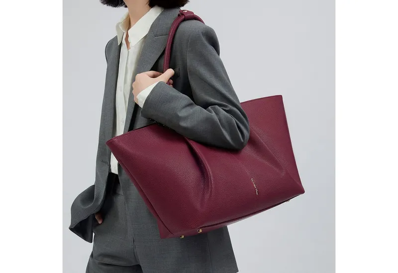 Victoria Hyde Handtasche Schultertasche Tote Bag Laptoptasche 16 Zoll Damen Shopper Handtasche (Kein Set, Kein Set), Rot, – Produktbild 2 von 5