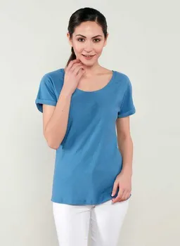 ORGANICATION ORGANICATION Jersey Jacquard Top mit Bindeband im Nacken – Produktbild 1 von 1