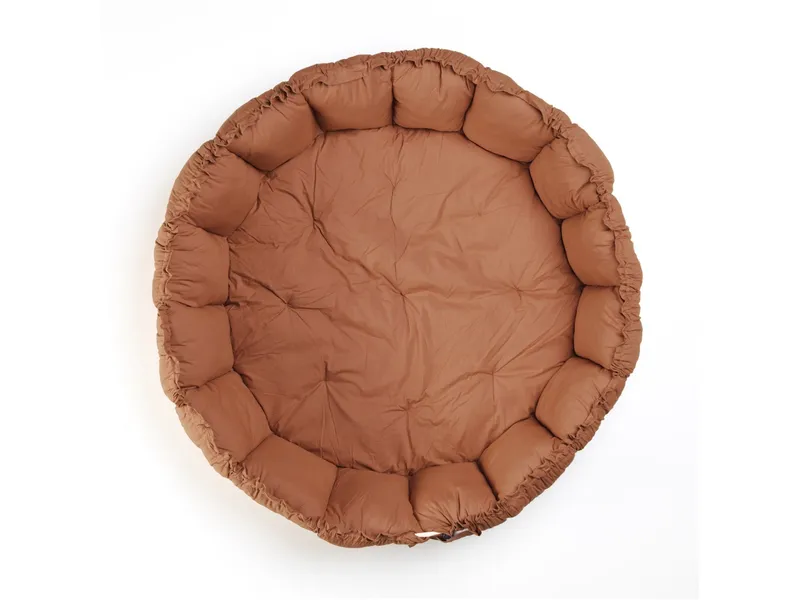 play&go play&go 3-in-1 Krabbeldecke, Nestchen, Aufbewahrung Bio-Baumwolle Durchmesser ca. 130 cm, Braun, – Produktbild 2 von 2