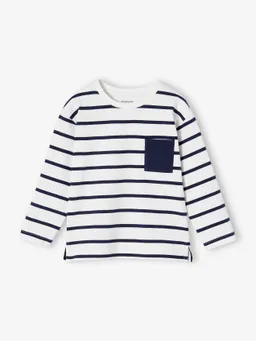 Vertbaudet Jungen Langarm-Ringelshirt – Produktbild 1 von 1