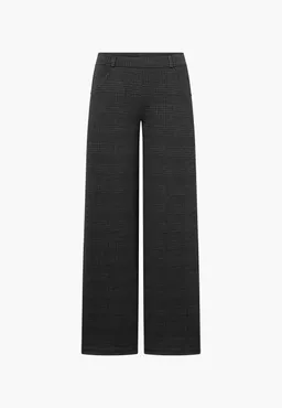 LAURIE LAURIE Damen vegan Hose Loose Donna Anthrazit Karo – Produktbild 1 von 1