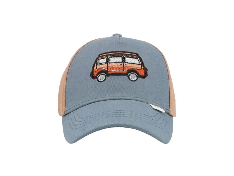 Maximo KIDS BOY-Cap Camping Bus, blue/braun Gr. 49/51 – Produktbild 1 von 2