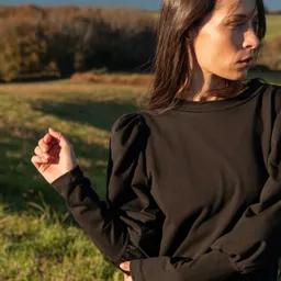 WiDDA Widda Damen vegan Pullover Koile Schwarz – Produktbild 1 von 1