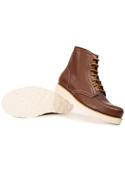 Will's Vegan Store Will's Vegan Store Herren vegan Stiefel Goodyear Welt Rig Chestnut – Produktbild 1 von 1