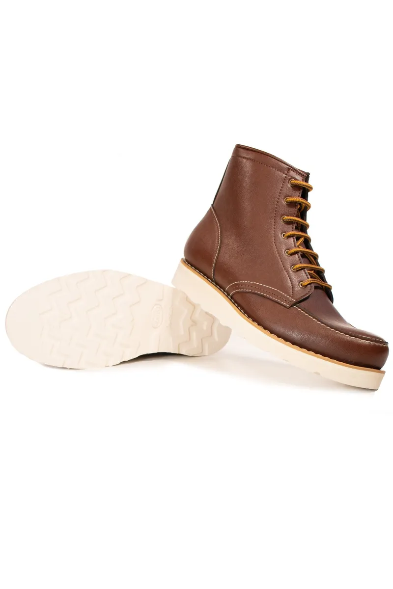Will's Vegan Store Will's Vegan Store Herren vegan Stiefel Goodyear Welt Rig Chestnut, Braun, – Produktbild 1 von 1