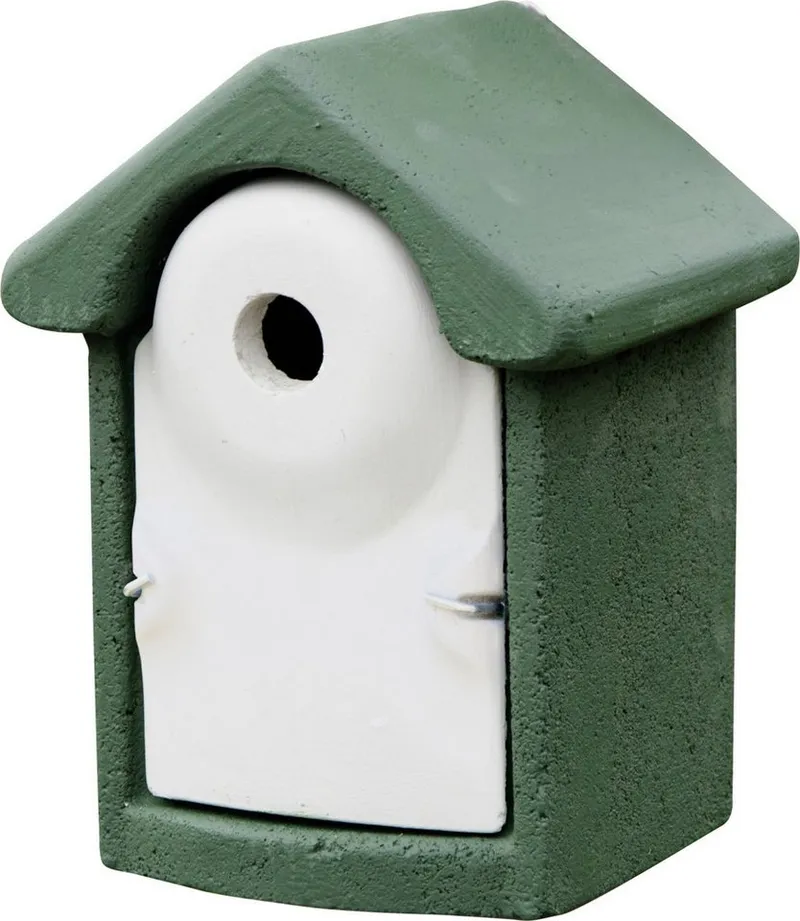 Wildlife Nistkasten Nistkasten für Jungvögel Holzbeton 18,5 x 16,5 cm, Grün, – Produktbild 2 von 2