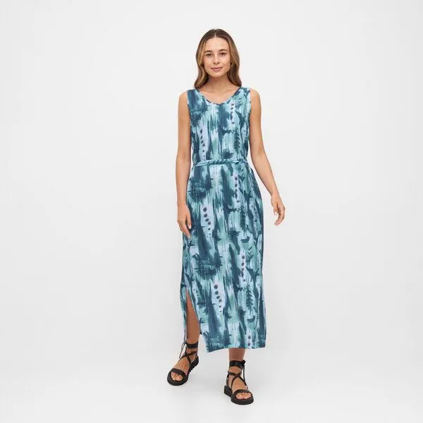 WiDDA berlin WiDDA berlin Maxikleid mit Aquarell Print aus TENCEL® – Produktbild 1 von 3