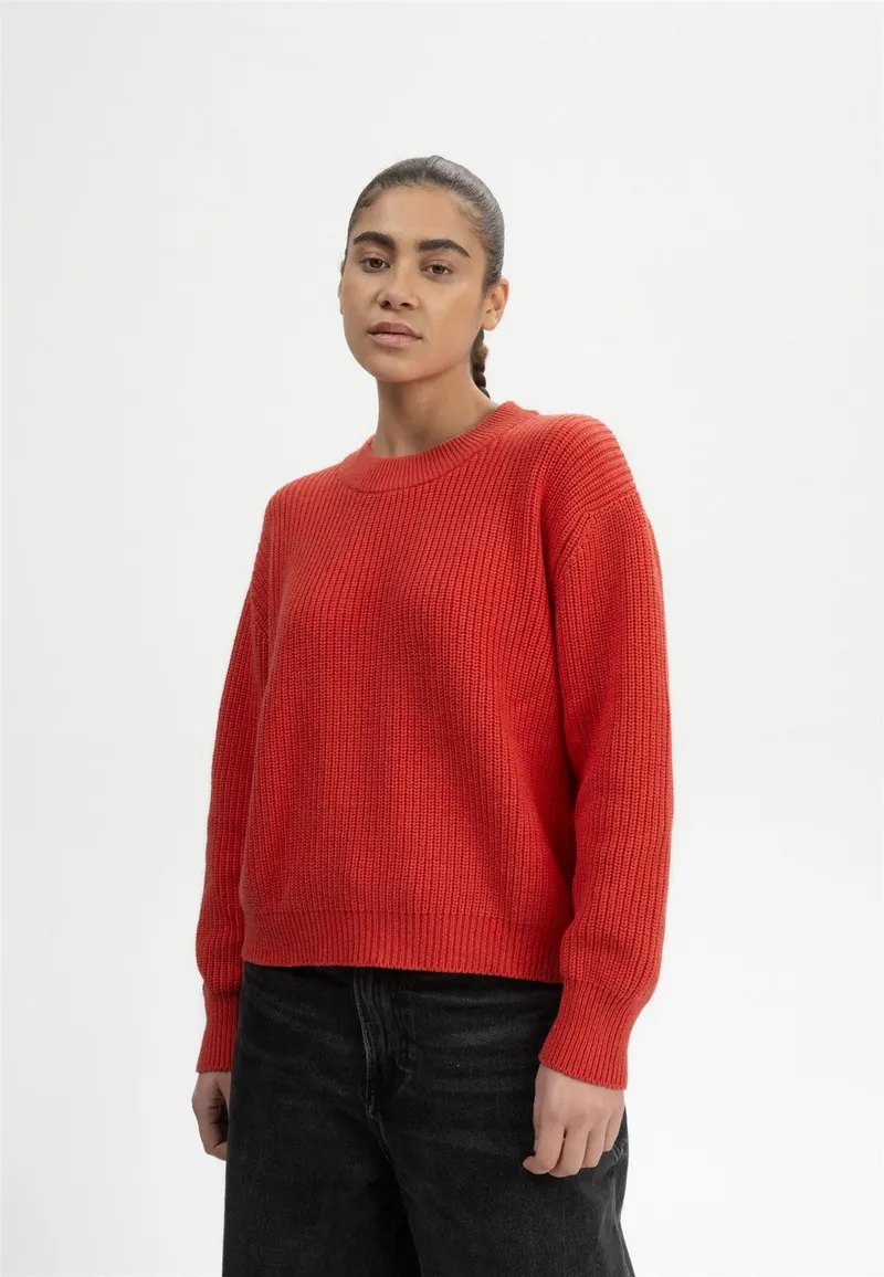 MELA Rippstrick Pullover Modell: Adah, Apple red, – Produktbild 1 von 1