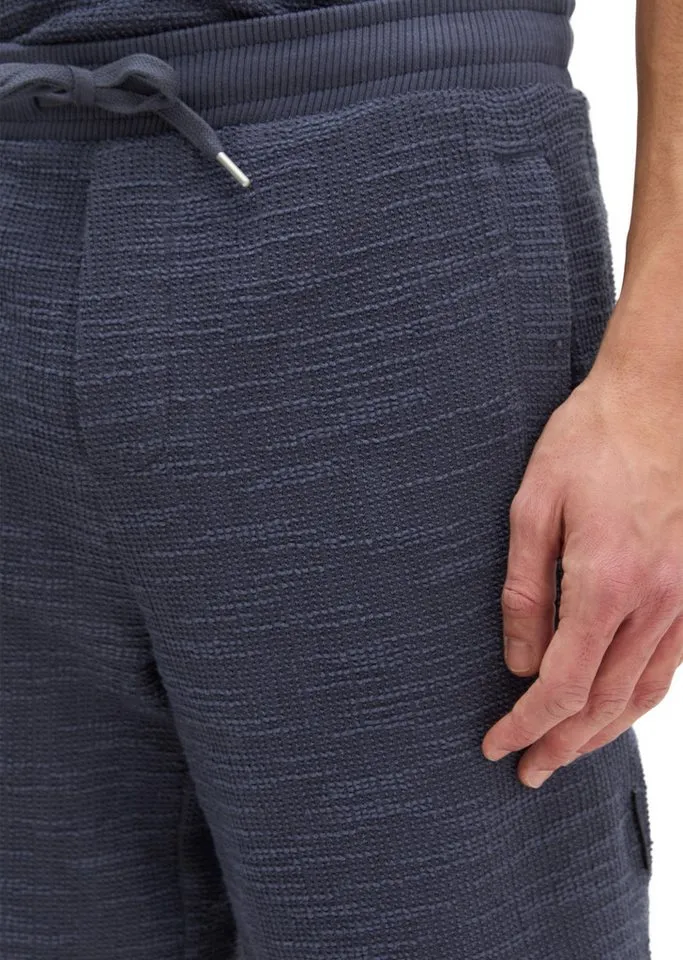Marc O'Polo Marc O'Polo Shorts aus weichem Bouclé-Jersey, Blau, – Produktbild 4 von 5