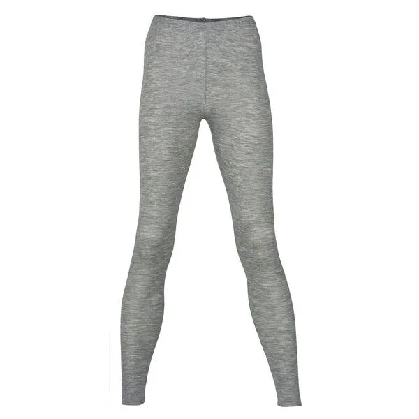 Engel natur Engel natur Damen Leggings Bio-Schurwolle/Seide, Hellgrau melange, – Produktbild 1 von 1