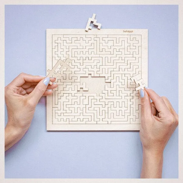 Behäppi Behäppi Boxy - IQ-Puzzle aus Holz - Level schwer – Produktbild 2 von 3