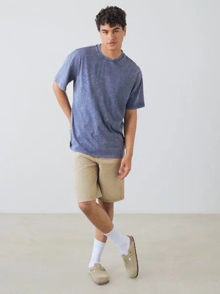 Honest Basics Honest Basics Hipster Shirt aus Bio- und recycelter Baumwolle, Denim, – Produktbild 3 von 4