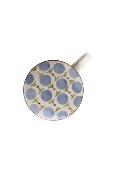 Tranquillo Tranquillo Tasse mit Teesieb RETROFLORIA, Blau, – Produktbild 5 von 5