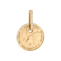 Maren Jewellery Wild Flowers Anhänger - 18K Gelbgold & Labordiamanten – Produktbild 1 von 1