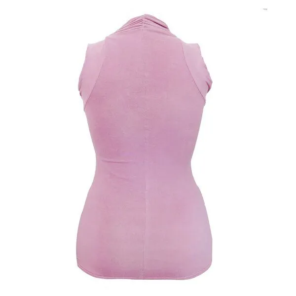 körber mode körber mode Wasserfallshirt aus Modal, ultraweich, mit integriertem Bandeau in verschiedenen Farben, Rosa, – Produktbild 2 von 3