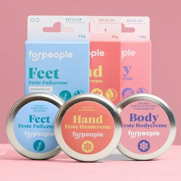 forpeople forpeople Feste Creme Einsteiger-Set – Produktbild 1 von 4