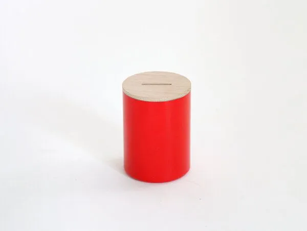 werkvoll by Lena Peter werkvoll by Lena Peter Recycling Feuerlöscher Spardose FIRE, Rot, – Produktbild 3 von 4