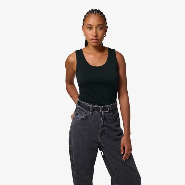 YTWOO YTWOO Enganliegendes Damen Top Standard, Schwarz, – Produktbild 1 von 4