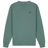 LIGARTI Bestickter Pullover – Brumhilde – LIGARTI Tiermanufaktur, Waldgrün, – Produktbild 2 von 3