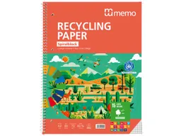 Memo memo Collegeblock DIN A4, kariert, 80 Blatt – Produktbild 1 von 1