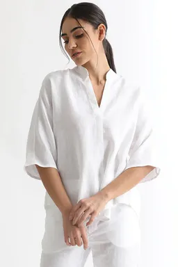Neu Nomads Neu Nomads Damen vegan Bluse Goa Weiß – Produktbild 1 von 1