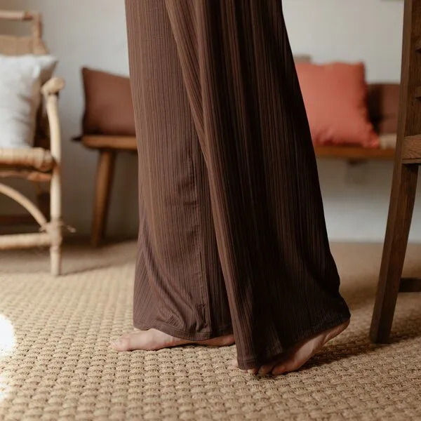 NORDLICHT NORDLICHT Hose Lucy aus Tencel, Braun, – Produktbild 3 von 4