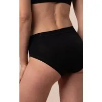 CASAGiN CASAGiN Dreierset: Midislips aus natürlichem Stoff, fair produziert in Italien, Schwarz, – Produktbild 1 von 1