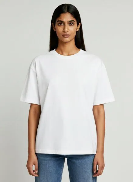 UNIPOLAR UNIPOLAR Boxy T-Shirt Modell: Novice, White, – Produktbild 1 von 4