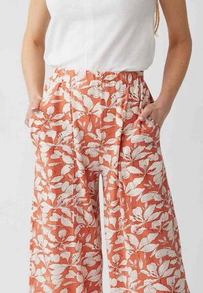LANA Organic LANA Organic Bequeme Hose für Damen - Modell Fernanda, Fernanda apricot, – Produktbild 3 von 4