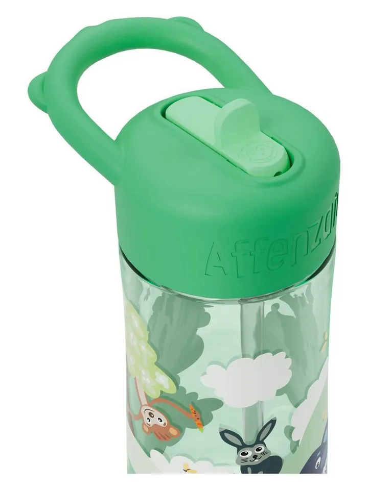 Affenzahn Affenzahn Trinkflasche Trinkflasche, auslaufsicher und kohlensäuregeeignet, Grün, – Produktbild 3 von 4