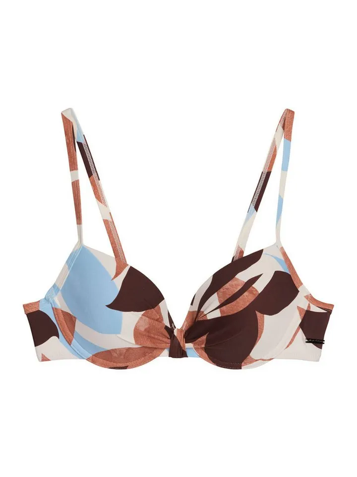 Marc O'Polo Marc O'Polo Bügel-Bikini-Top Breezy Leaf, Bikini Top mit Bügel, Stützendes Bikini‑Top, Unterwire Bikini, Bunt, – Produktbild 2 von 4