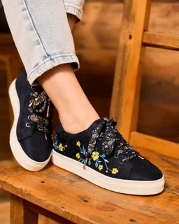 Minuit Sur Terre Minuit Sur Terre Damen vegan Sneaker Bellecombe Nuit D Hiver Marineblau – Produktbild 1 von 1