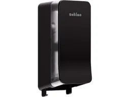 Satino Satino Compactrollen-Toilettenpapier-Spender "HYGINITY" für 2 Rollen, schwarz – Produktbild 1 von 1