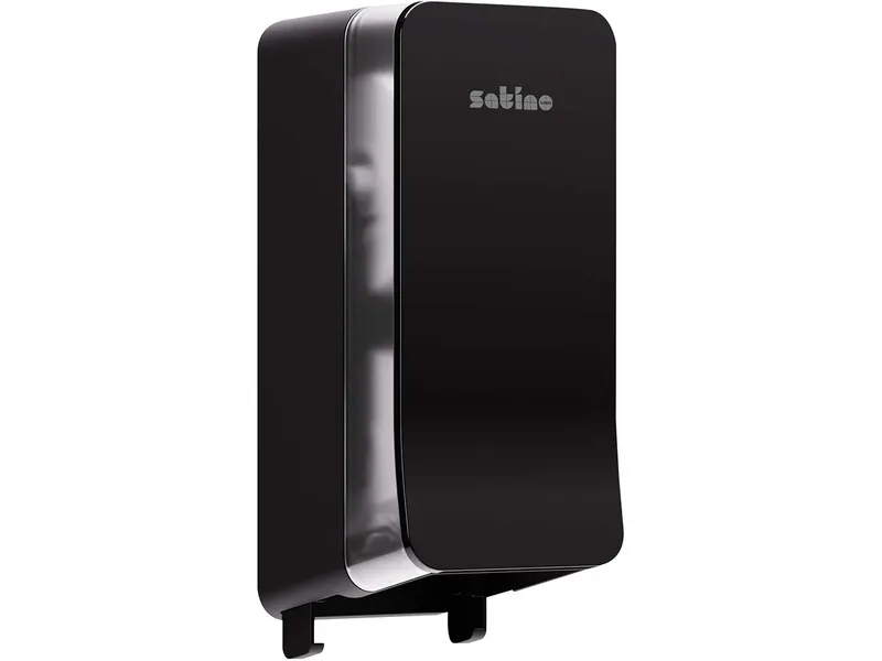 Satino Satino Compactrollen-Toilettenpapier-Spender "HYGINITY" für 2 Rollen, Schwarz, – Produktbild 1 von 1