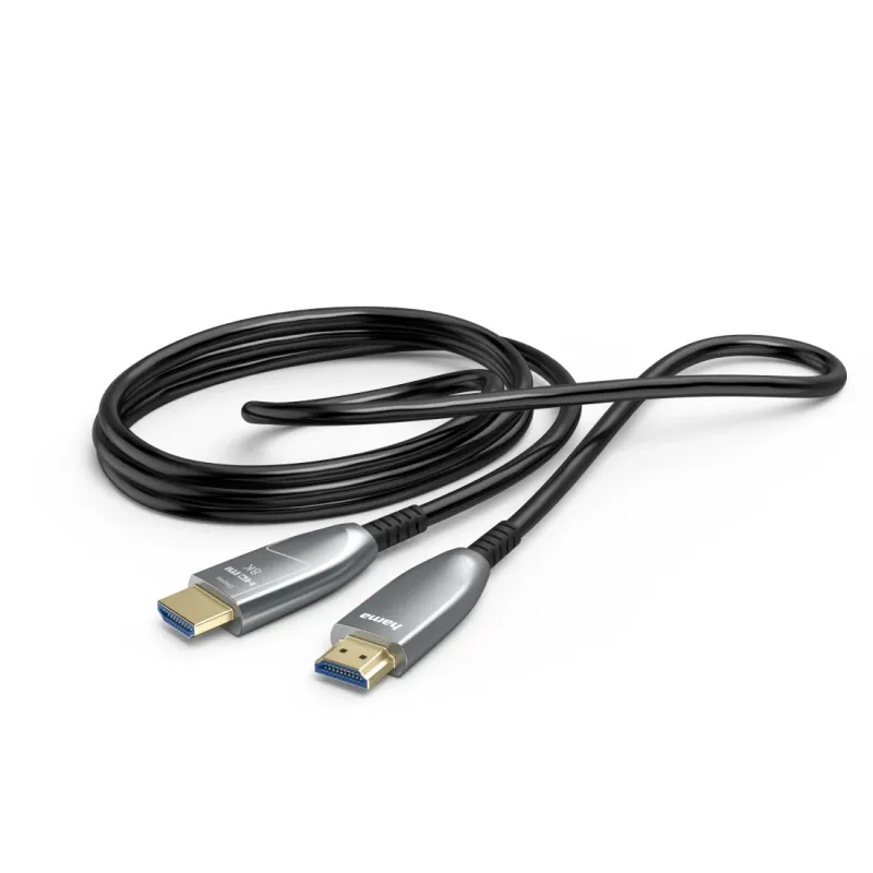 Hama Hama Ultra High Speed HDMI™-Kabel, Glasfaser, AOC, zertifiziert, 8K, Alu, 10 m – Produktbild 4 von 4