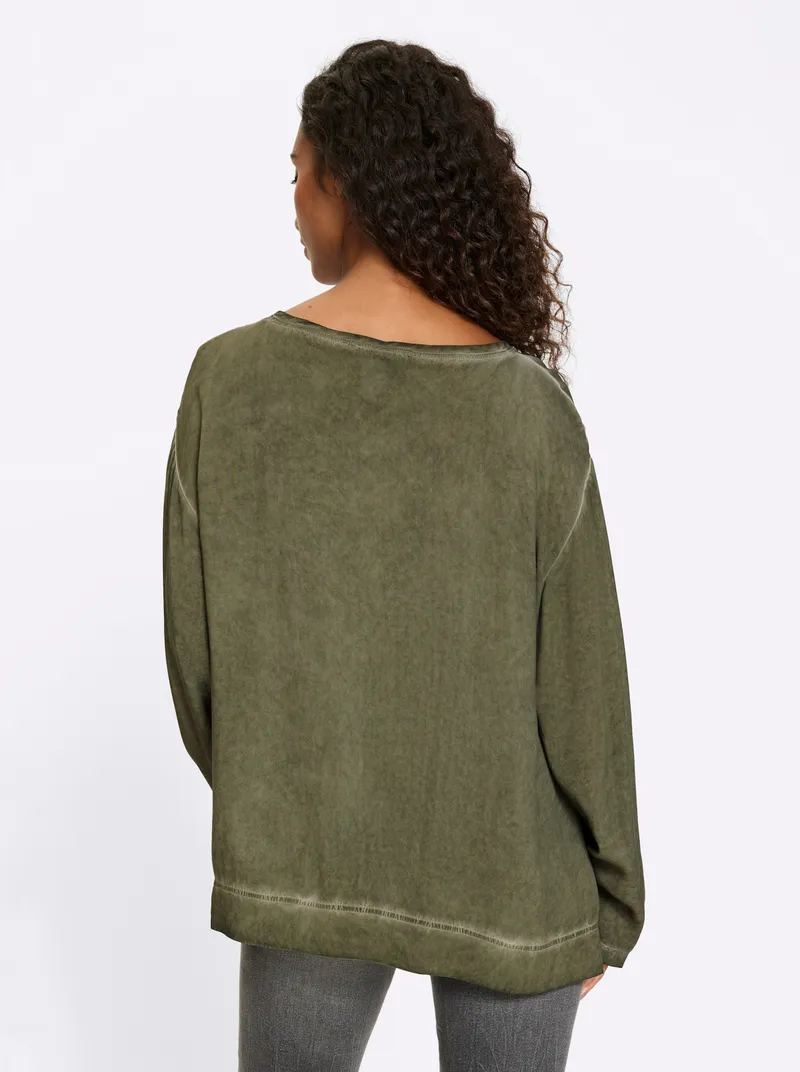 heine Langarmbluse khaki, Khaki, – Produktbild 2 von 2