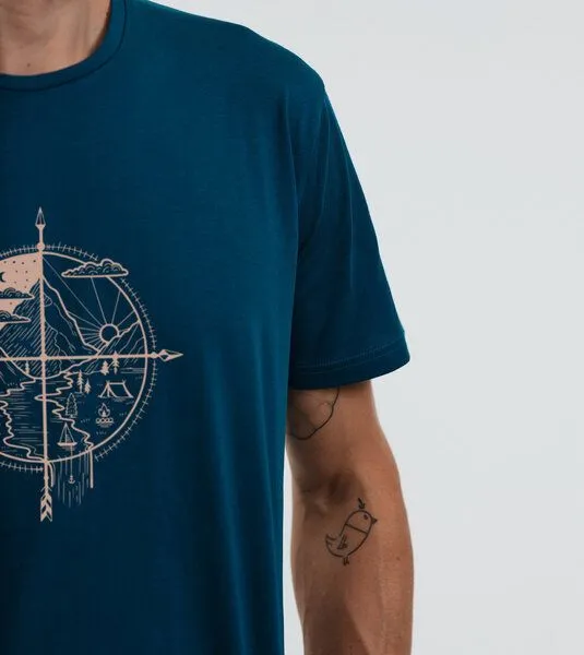 Gary Mash GARY MASH Shirt Alfresco aus Biobaumwolle, Petrol, – Produktbild 3 von 4