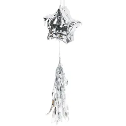Rico Design Rico Design Mini-Pinata mit Quaste Stern 10,5x10,5x3,5cm Silber – Produktbild 1 von 1