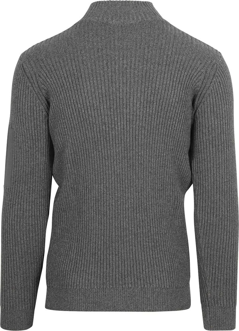 Suitable Suitable Mou Half Zip Pullover Anthrazit - Größe L, Grau, – Produktbild 5 von 5