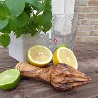 Olivenholz erleben Olivenholz erleben Zitronenpresse aus Olivenholz – Produktbild 1 von 1