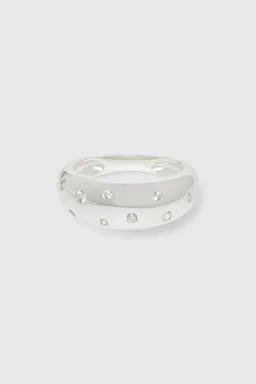 fejn fejn Damen vegan Ring Bold Sparkle Silber – Produktbild 1 von 1